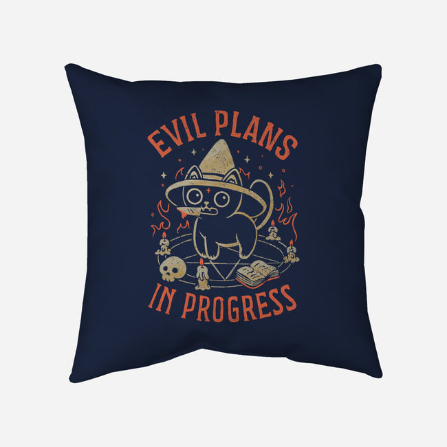 Evil Plans In Progress-None-Removable Cover w Insert-Throw Pillow-eduely