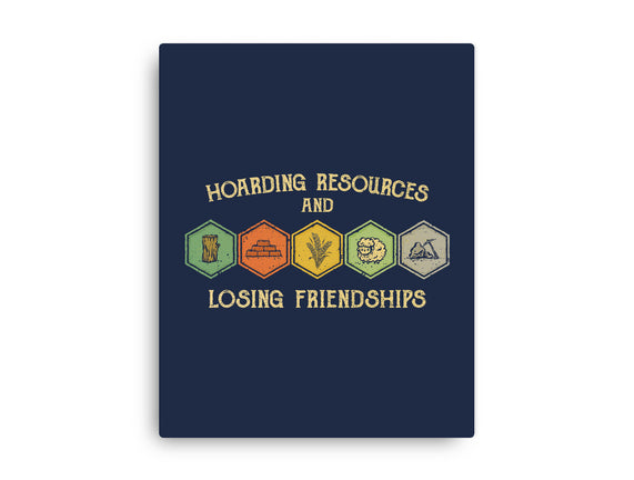 Hoarding Resources And Losing Friends