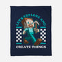 Game Mascot Block Guy-None-Fleece-Blanket-Studio Mootant