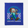 Game Mascot Block Guy-None-Fleece-Blanket-Studio Mootant