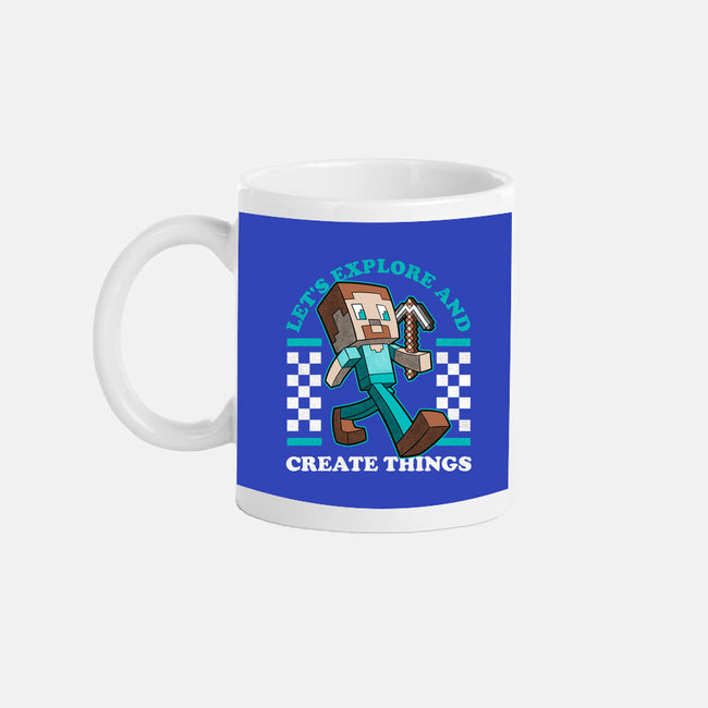 Game Mascot Block Guy-None-Mug-Drinkware-Studio Mootant