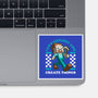 Game Mascot Block Guy-None-Glossy-Sticker-Studio Mootant
