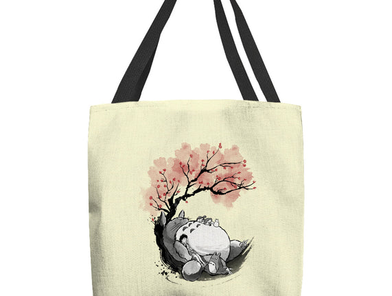 Sakura Neighbor Sumi-e