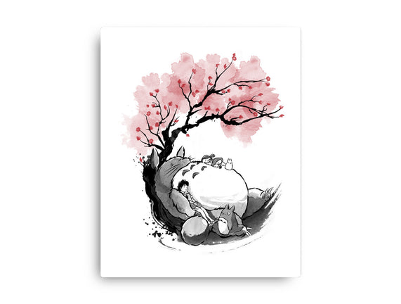 Sakura Neighbor Sumi-e