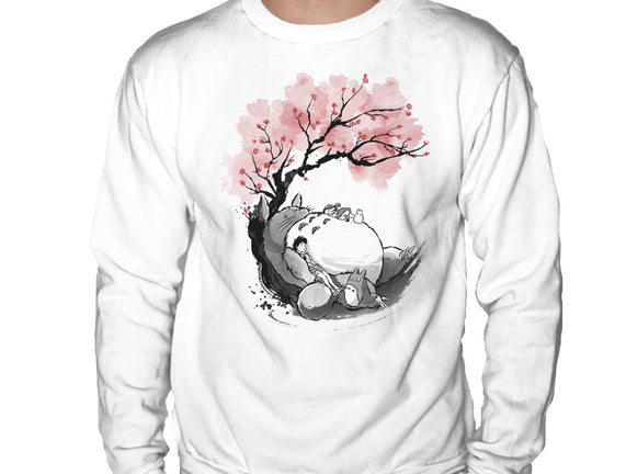 Sakura Neighbor Sumi-e