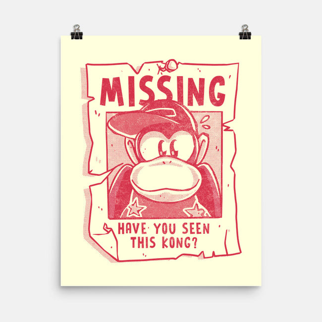 Missing Kong-None-Matte-Poster-estudiofitas