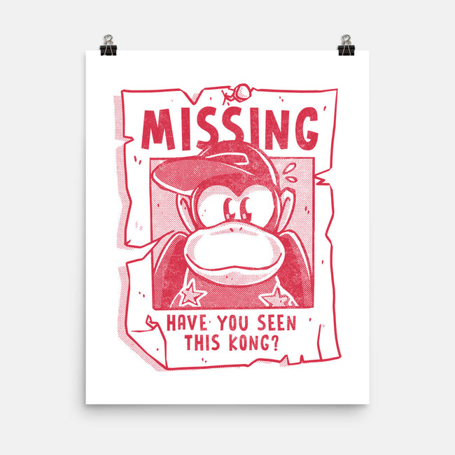 Missing Kong-None-Matte-Poster-estudiofitas
