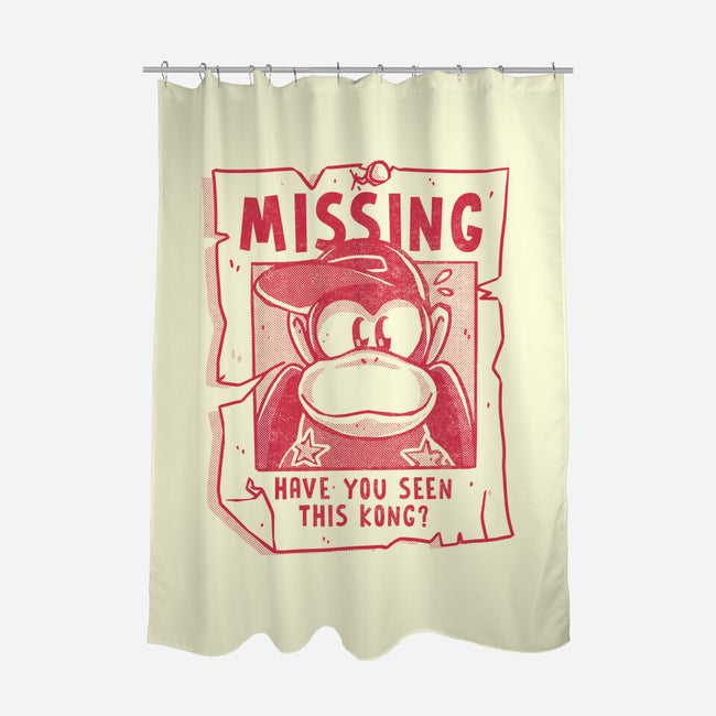 Missing Kong-None-Polyester-Shower Curtain-estudiofitas