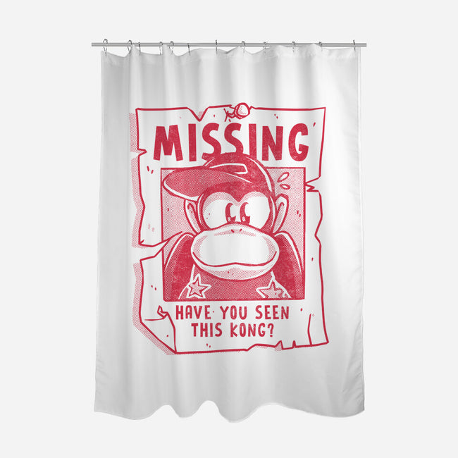 Missing Kong-None-Polyester-Shower Curtain-estudiofitas