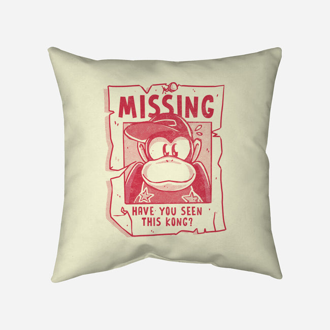 Missing Kong-None-Removable Cover w Insert-Throw Pillow-estudiofitas
