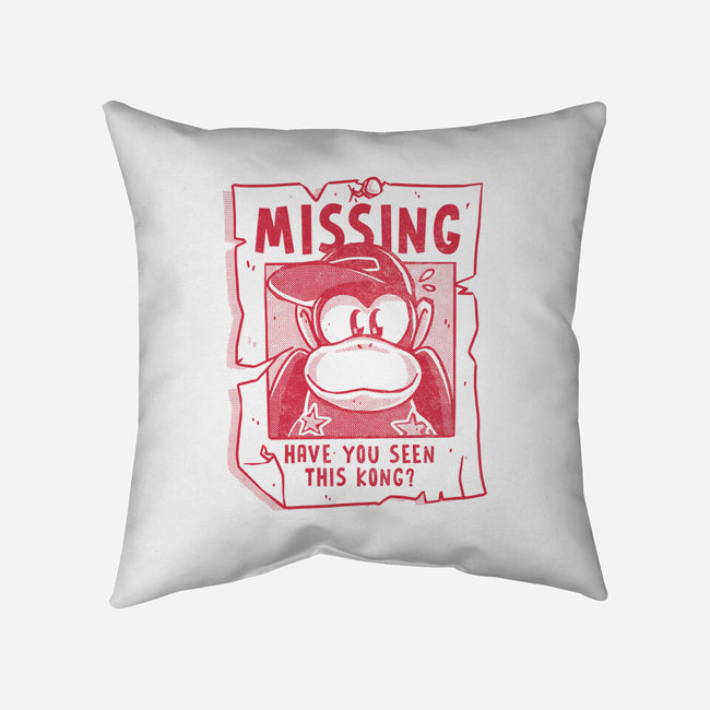 Missing Kong-None-Removable Cover w Insert-Throw Pillow-estudiofitas