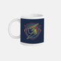 Neon Line-Art Samus Emblem-None-Mug-Drinkware-Astrobot Invention