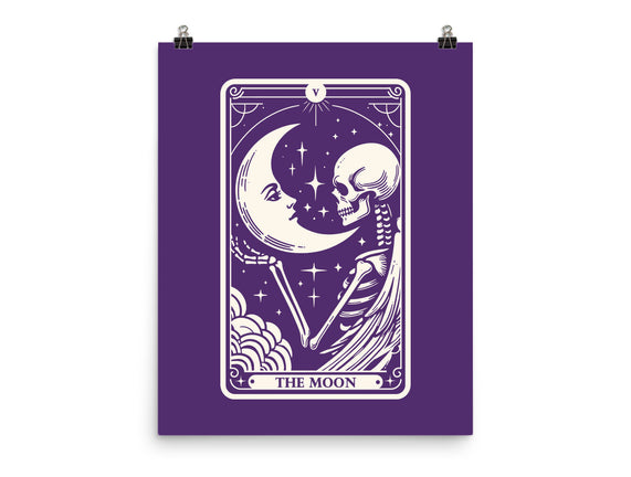 The Moon Tarot Skull