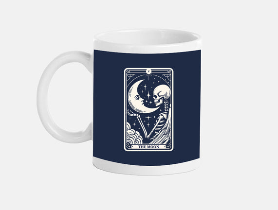The Moon Tarot Skull