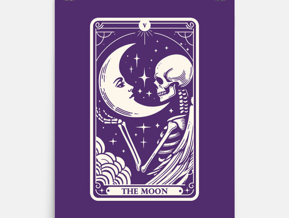 The Moon Tarot Skull
