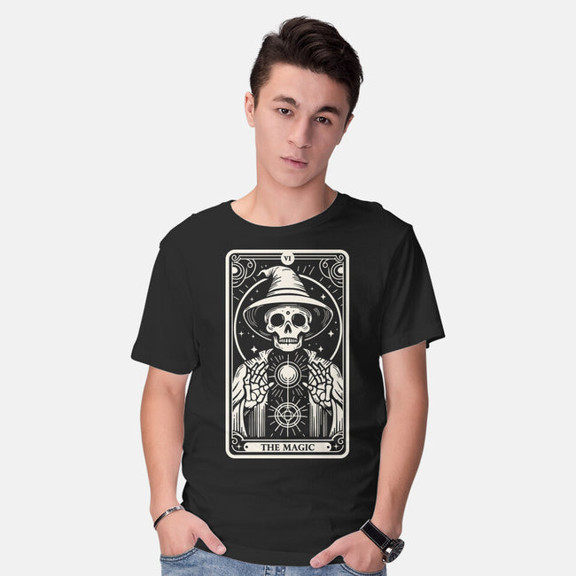 The Magic Tarot Skull-Mens-Basic-Tee-Eoli Studio