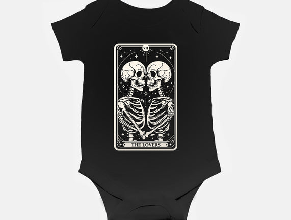 The Lovers Tarot Skull