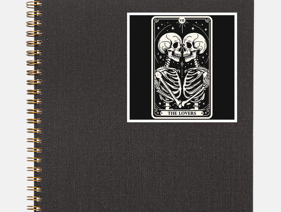 The Lovers Tarot Skull