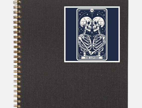 The Lovers Tarot Skull