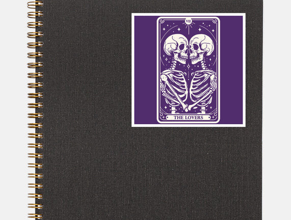 The Lovers Tarot Skull