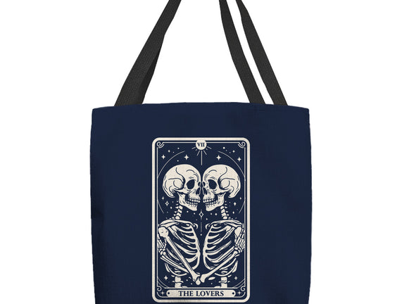 The Lovers Tarot Skull