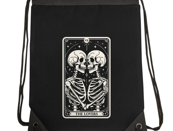 The Lovers Tarot Skull