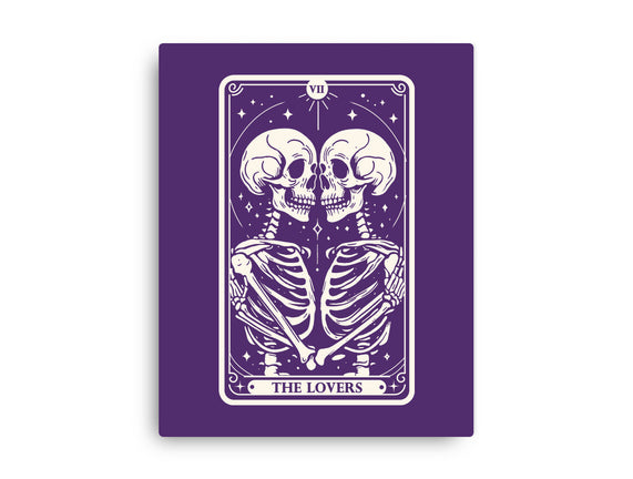 The Lovers Tarot Skull
