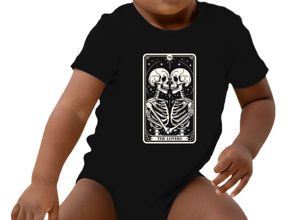 The Lovers Tarot Skull
