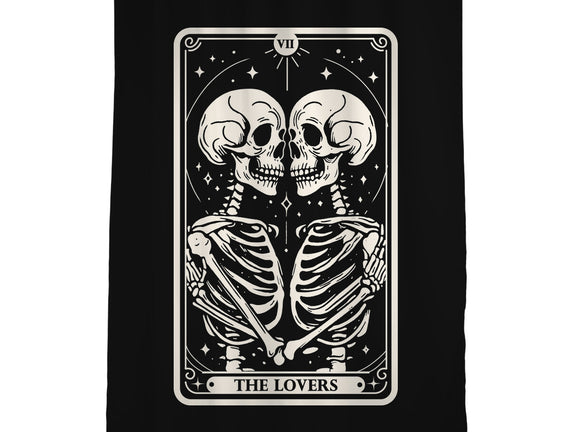 The Lovers Tarot Skull