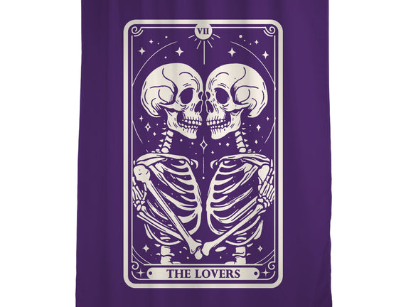 The Lovers Tarot Skull