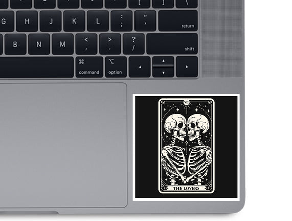 The Lovers Tarot Skull