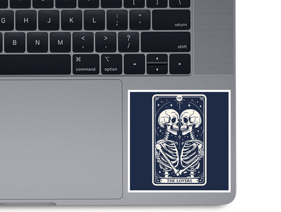 The Lovers Tarot Skull