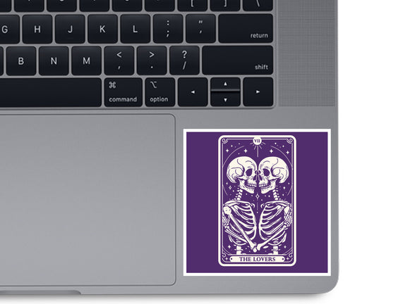 The Lovers Tarot Skull