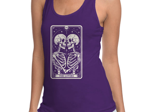 The Lovers Tarot Skull