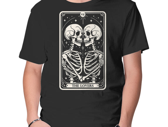 The Lovers Tarot Skull