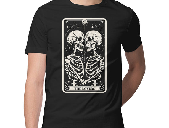The Lovers Tarot Skull