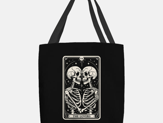The Lovers Tarot Skull