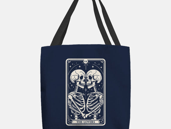 The Lovers Tarot Skull