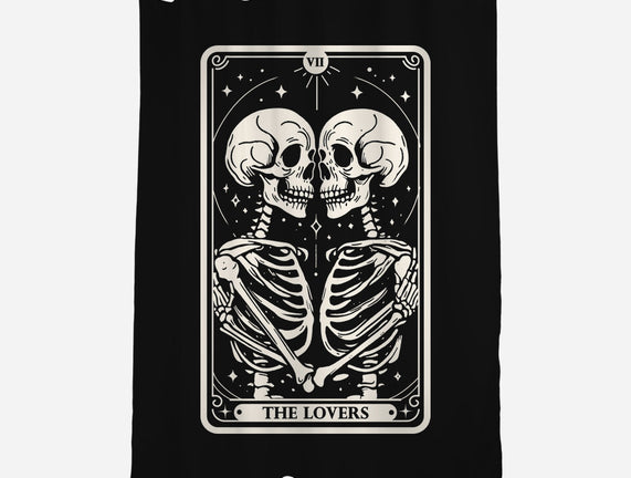 The Lovers Tarot Skull