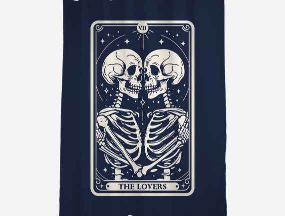 The Lovers Tarot Skull