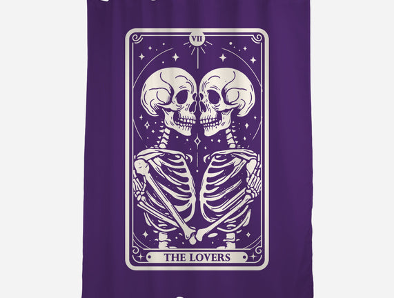 The Lovers Tarot Skull