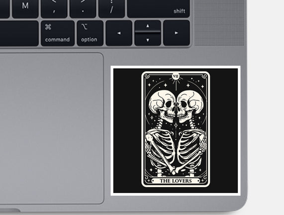 The Lovers Tarot Skull