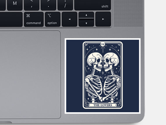 The Lovers Tarot Skull