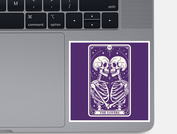 The Lovers Tarot Skull