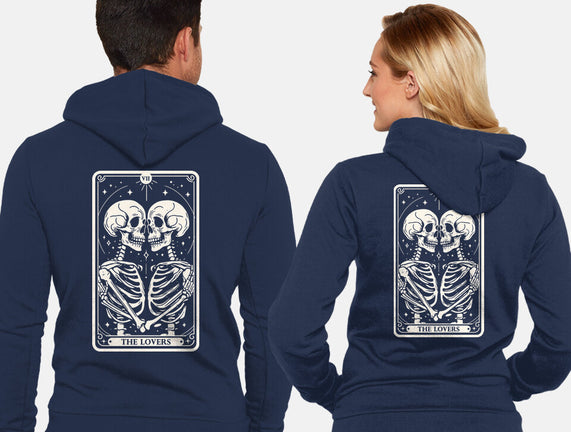 The Lovers Tarot Skull