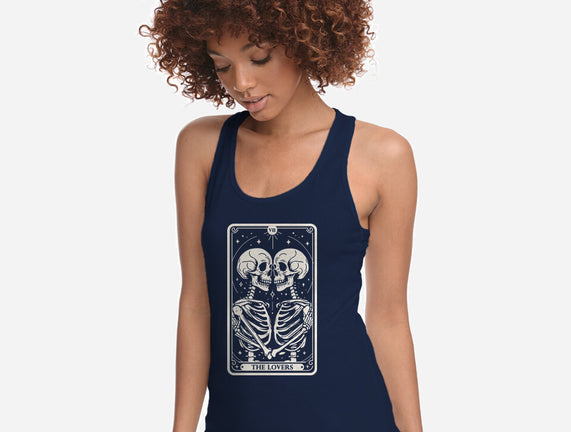 The Lovers Tarot Skull