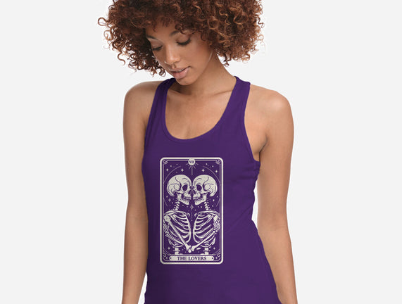 The Lovers Tarot Skull