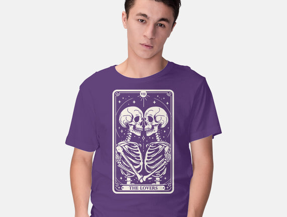 The Lovers Tarot Skull