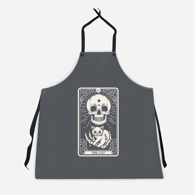 The Cat Tarot Skull-Unisex-Kitchen-Apron-Eoli Studio