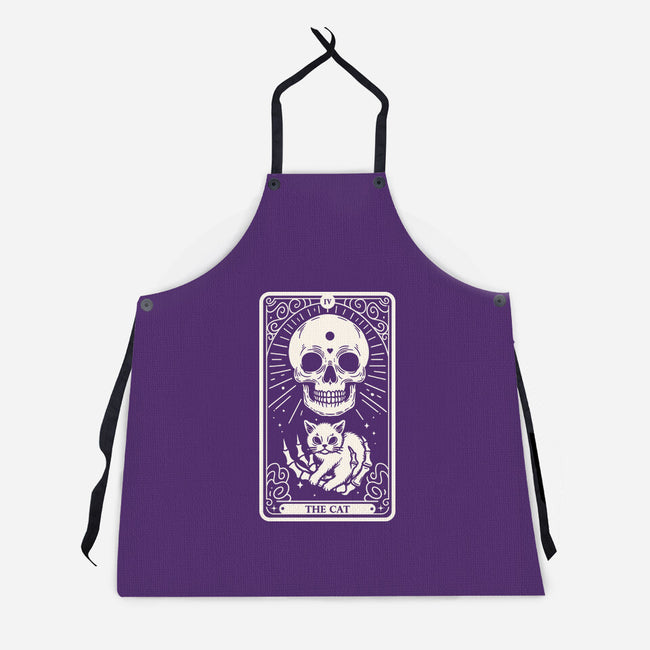 The Cat Tarot Skull-Unisex-Kitchen-Apron-Eoli Studio